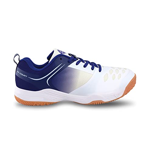 Nivia HY-Court 2.0 Badminton Shoe for Mens | Rubber Sole Shoes with Upper Mesh for Sports, Badminton, Volleyball, Squash, Table Tennis, Nonmarking Sole