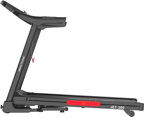Cosco Fitness Jet 200 1.5HP DC Treadmill | 110kg Max Load | 0-15% Incline Running Belt | 16km/hr Speed | Massager | 16 Workout Programs | Premium Home Use Fitness