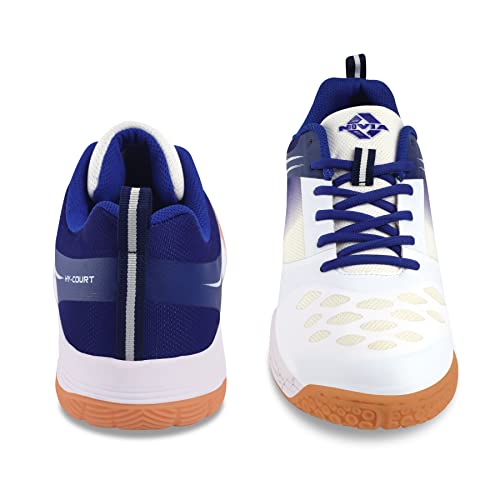 Nivia HY-Court 2.0 Badminton Shoe for Mens | Rubber Sole Shoes with Upper Mesh for Sports, Badminton, Volleyball, Squash, Table Tennis, Nonmarking Sole