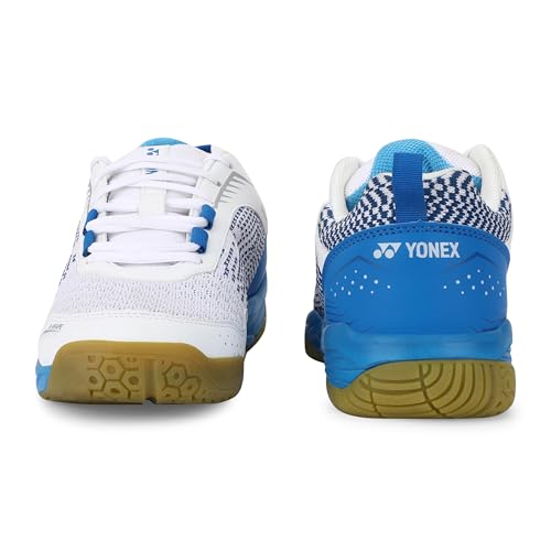 YONEX Unisex V100-i Badminton Shoes | Made in India | Ideal for Badminton,Squash,Table Tennis,Volleyball | Non-Marking Sole | TRU Cushion | Ergo Shape | Hexagrip |