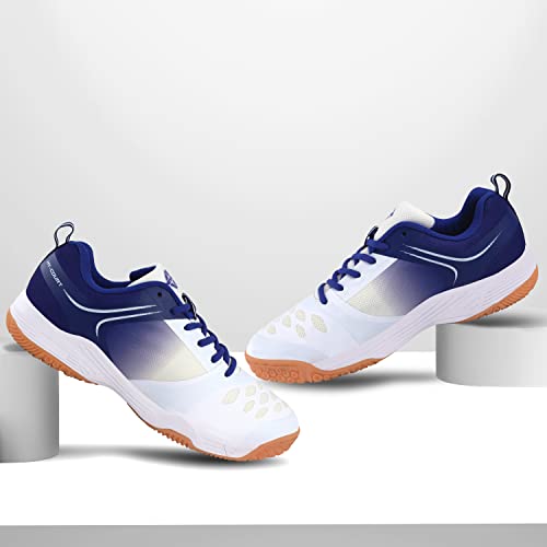 Nivia HY-Court 2.0 Badminton Shoe for Mens | Rubber Sole Shoes with Upper Mesh for Sports, Badminton, Volleyball, Squash, Table Tennis, Nonmarking Sole