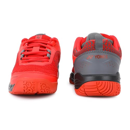 YONEX Unisex V100-i Badminton Shoes | Made in India | Ideal for Badminton,Squash,Table Tennis,Volleyball | Non-Marking Sole | TRU Cushion | Ergo Shape | Hexagrip |