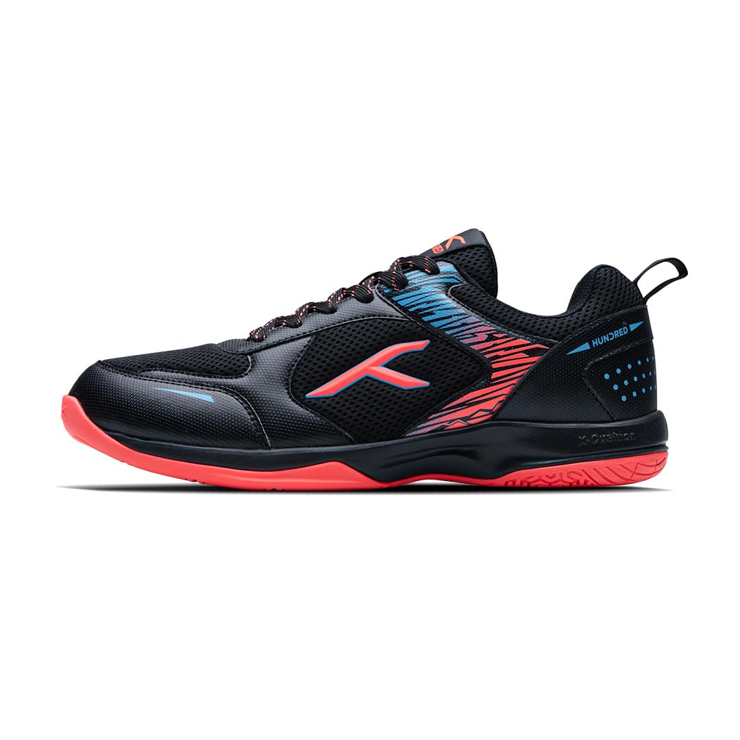 Hundred Court Star Pro Non Marking Badminton Shoes | Also Perfect for Squash, Table Tennis, Volleyball, Basketball & Indoor Sports | Lightweight & Durable