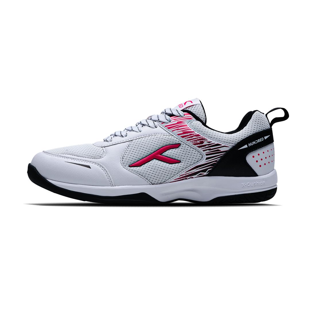 Hundred Court Star Pro Non Marking Badminton Shoes | Also Perfect for Squash, Table Tennis, Volleyball, Basketball & Indoor Sports | Lightweight & Durable