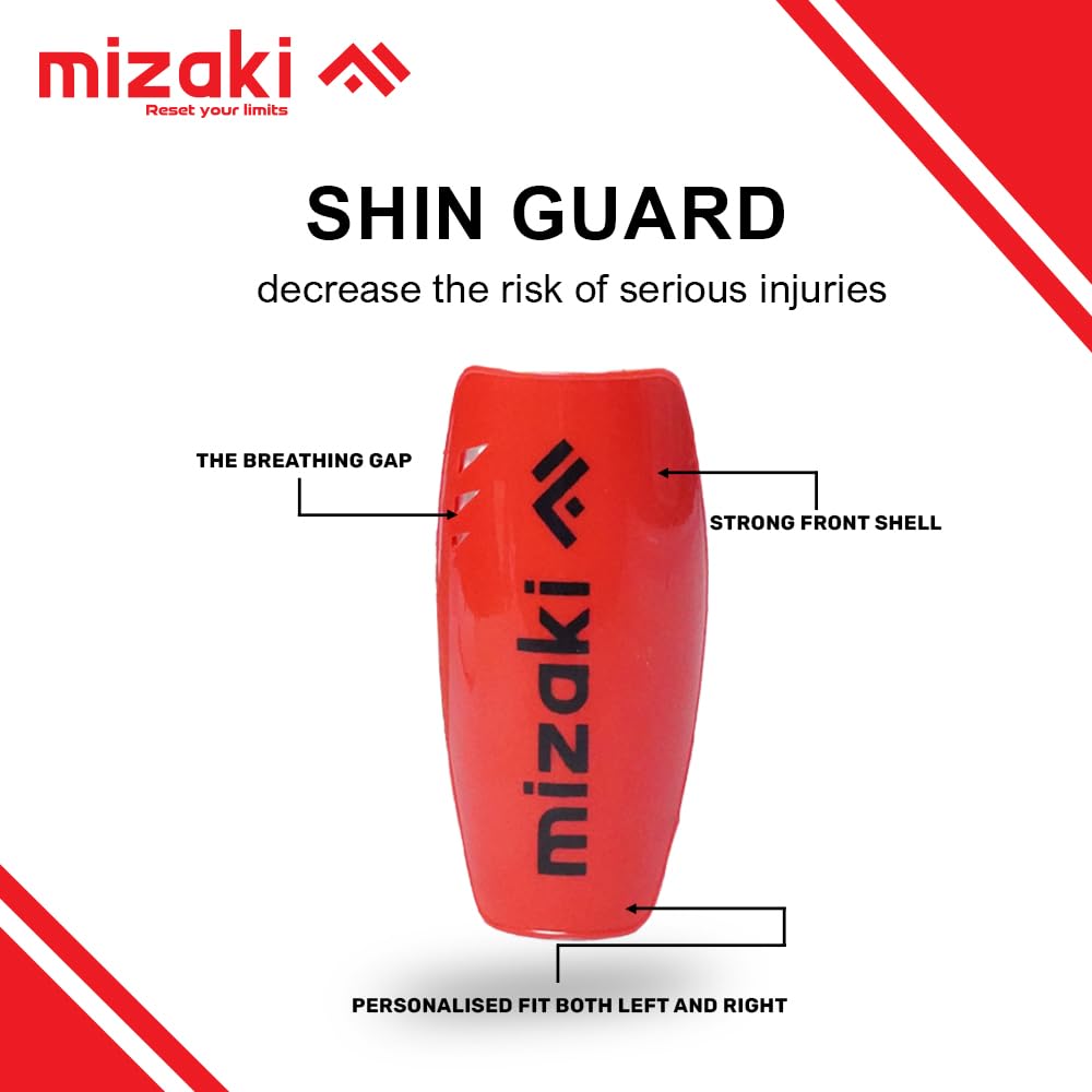 Mizaki Anti-Slip Football Sock, Leg sleev, Shingurd And Shingurd Supporter Combo Pack For Men&Women, All-in-One Football Accessories Pack,