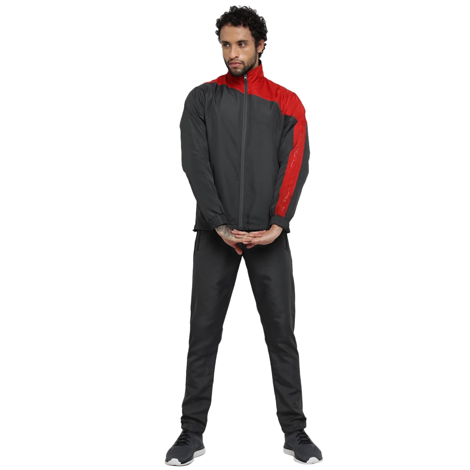 Nivia Dobby 3.0 Track Suit/Sportswear Regular Fit Track Suits/Athletic Gym Running Jogging Suit Set