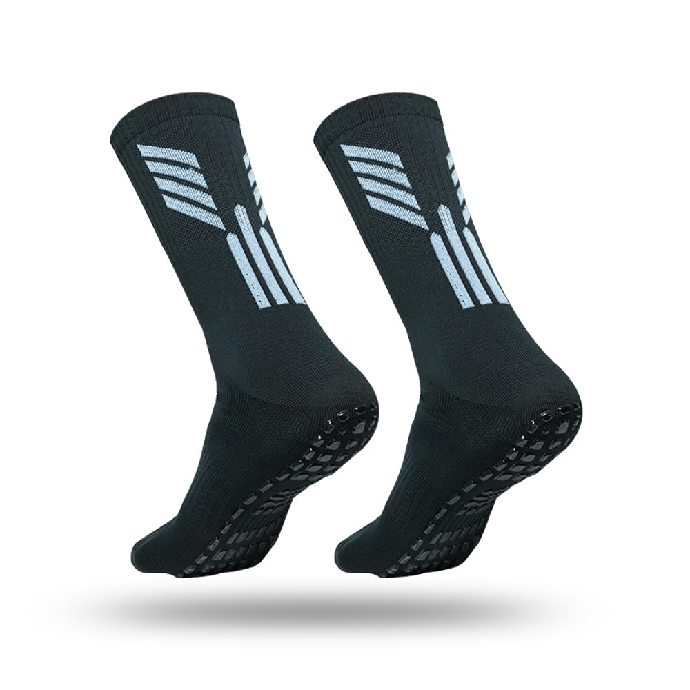 Mizaki Anti-Slip Football Sock, Leg sleev, Shingurd And Shingurd Supporter Combo Pack For Men&Women, All-in-One Football Accessories Pack,