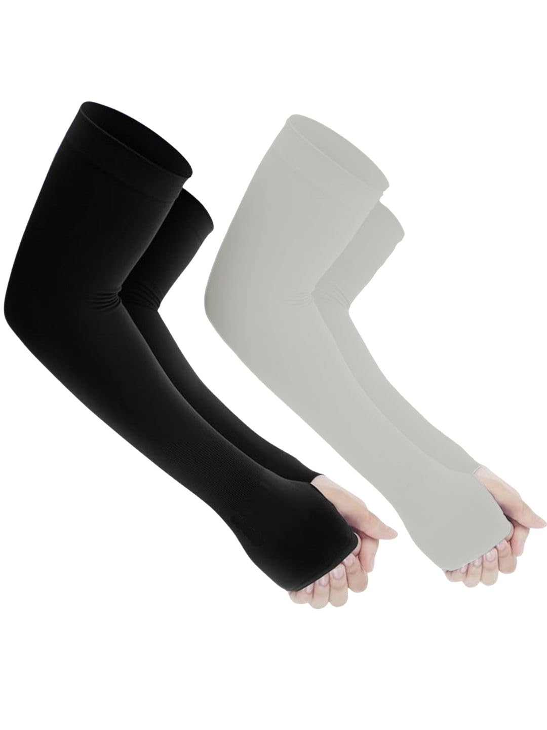 Yuneek Arm Sleeves For Men & Women UV Sun Protection, UPF 50 Cool Arm Hand Cover Unisex For Bike ride,Golf,cricket,cycling,yoga,gym Sports