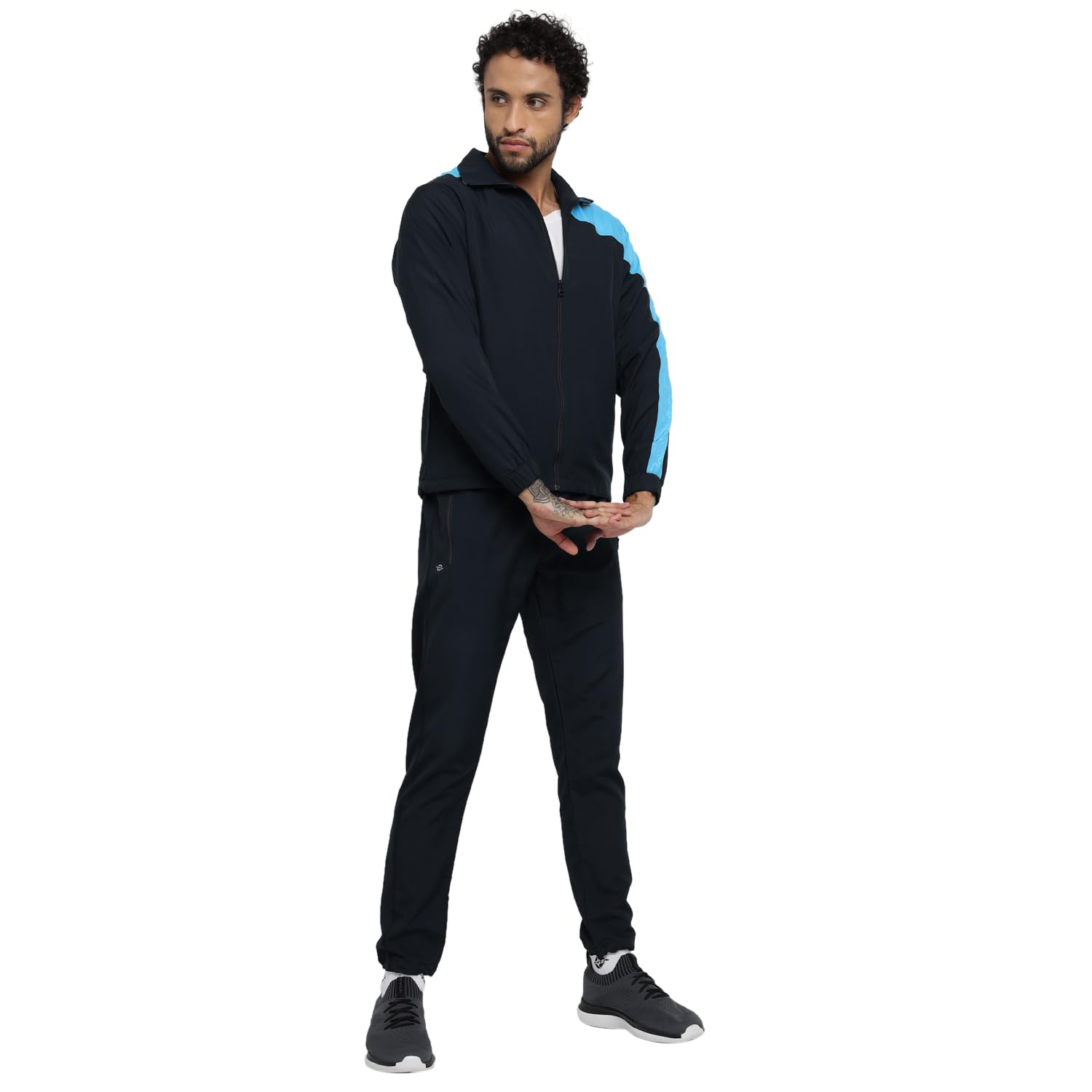 Nivia Dobby 3.0 Track Suit/Sportswear Regular Fit Track Suits/Athletic Gym Running Jogging Suit Set