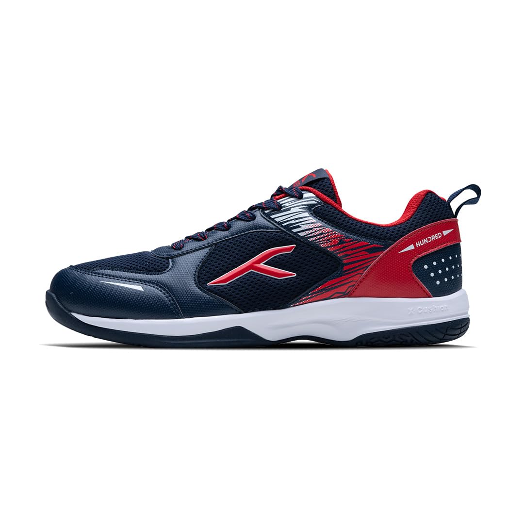 Hundred Court Star Pro Non Marking Badminton Shoes | Also Perfect for Squash, Table Tennis, Volleyball, Basketball & Indoor Sports | Lightweight & Durable
