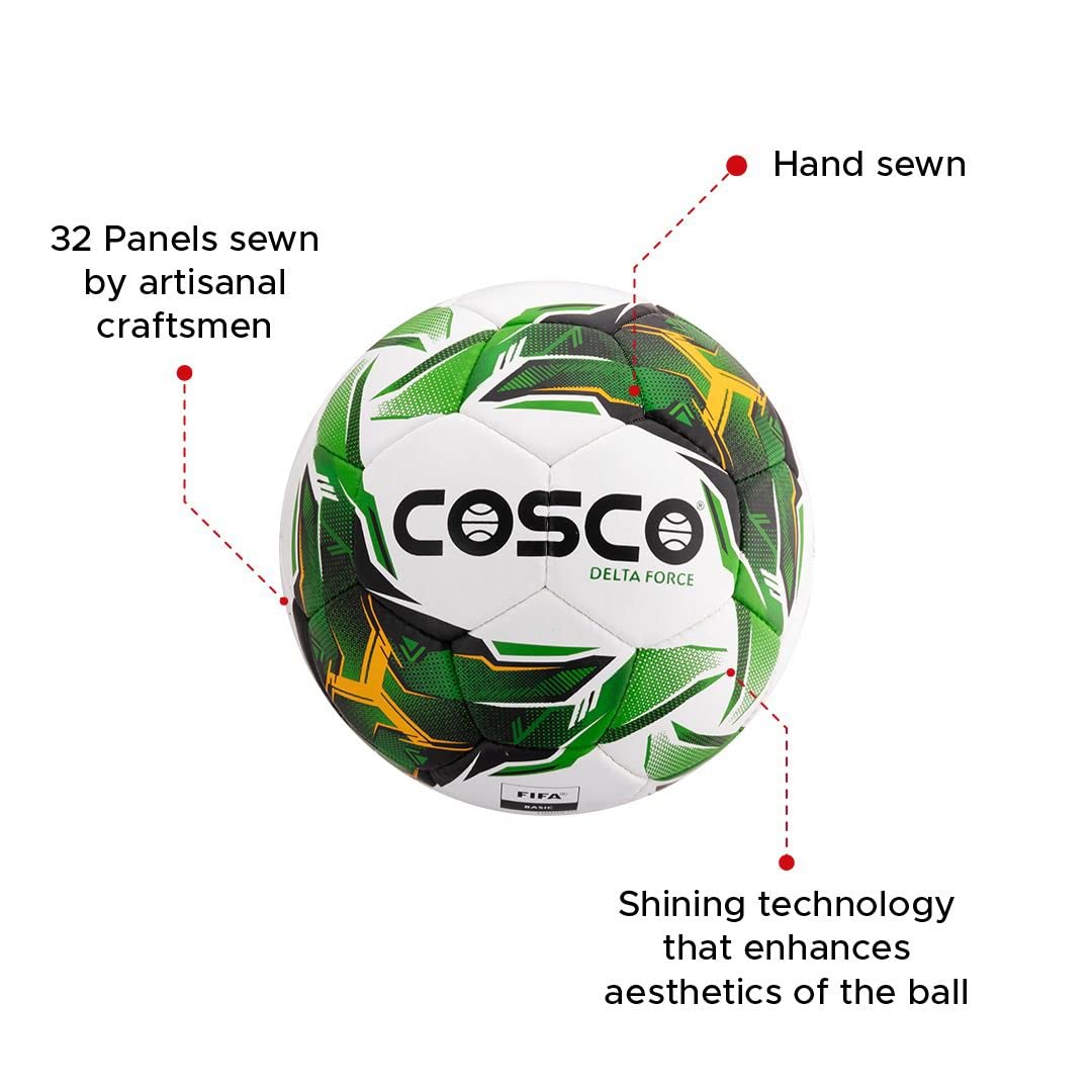 Hand-Sewn Synthetic Football Size 5 – Ideal for School & Outdoor Play