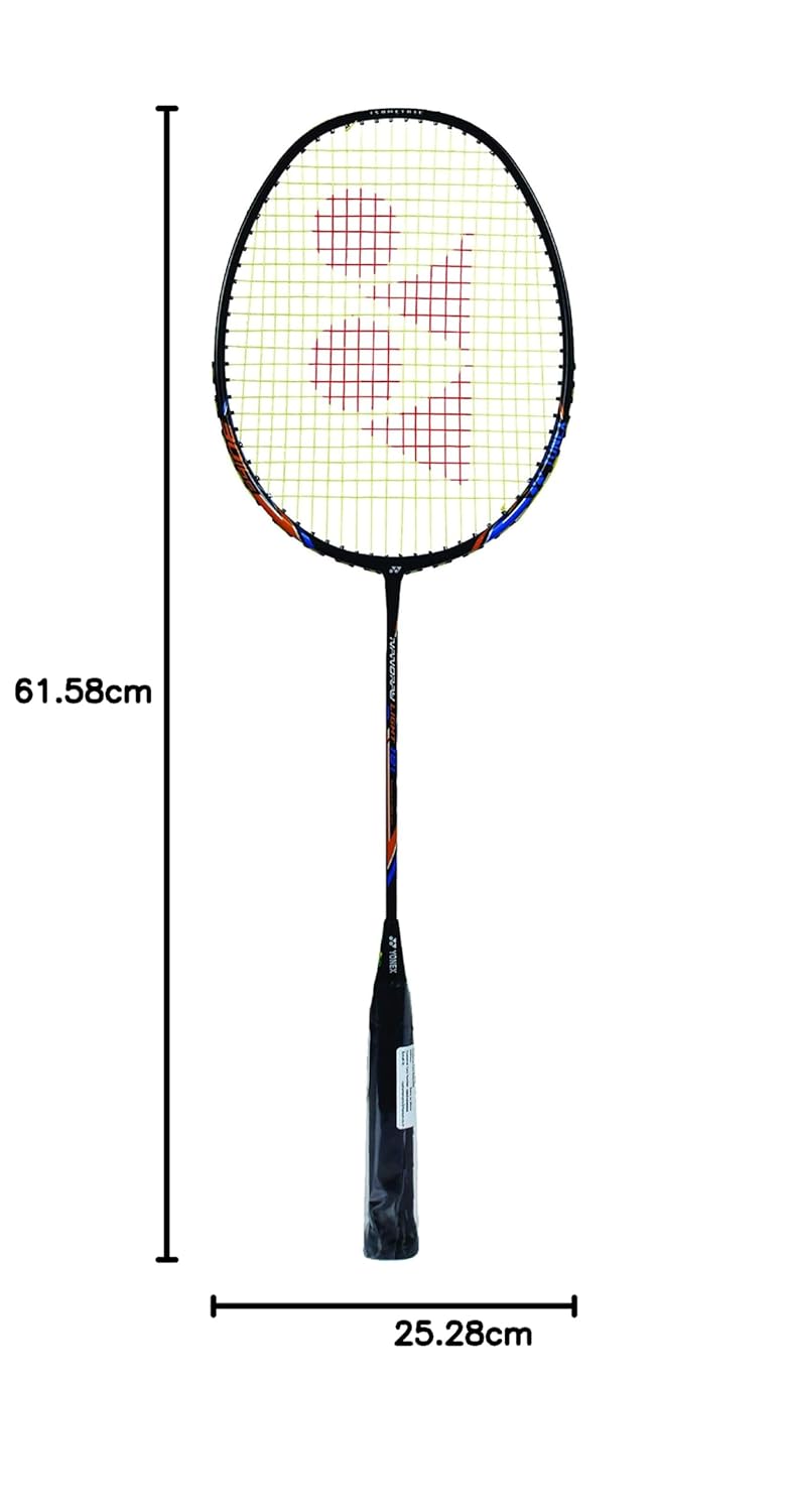 Yonex Nanoray Light 18i Graphite Badminton Racquet With Free Full Cover (77 Grams, 30 Lbs Tension, Black)