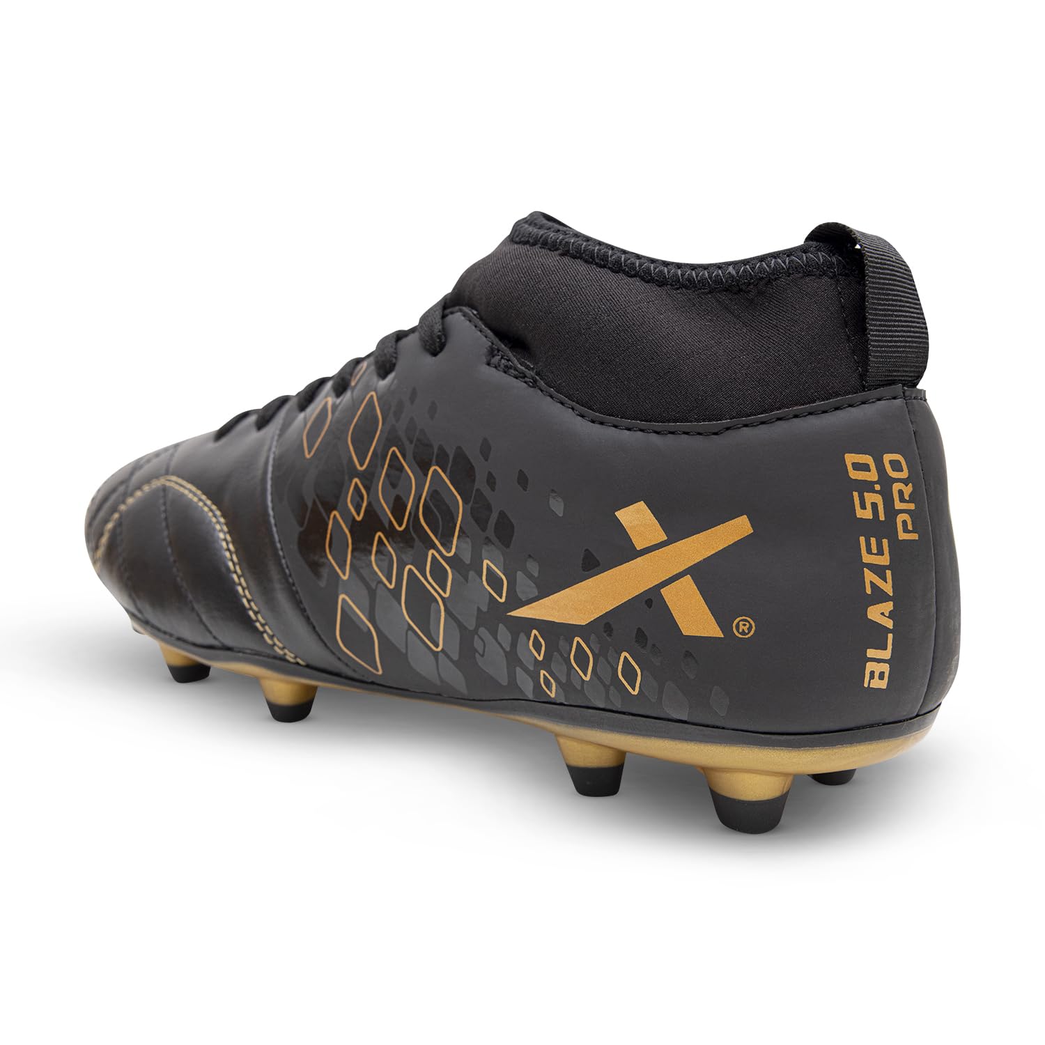Vector X Men's Blaze Series Football Shoes with TPU/Synthetic Leather Upper|Comfortable Soccer Sports Shoe |Footwear Studs for Adult, Men & Boys | Walking |Lace-Up