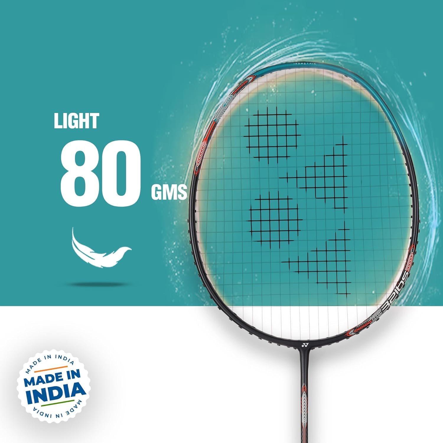 Yonex Badminton Racquet Astrox Attack 9 Turquoise Green G4 4U(80GMS-32LBS)(Made in India), Graphite