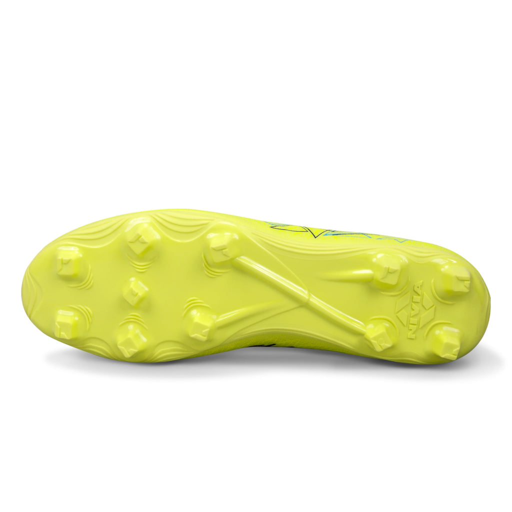Nivia Carbonite 7.0 Football Stud for Men, TPU Sole with Synthetic Leather Upper, Die Cut Lightweight Insole, Ideal for Soft and Hard Grassy Ground Surfaces