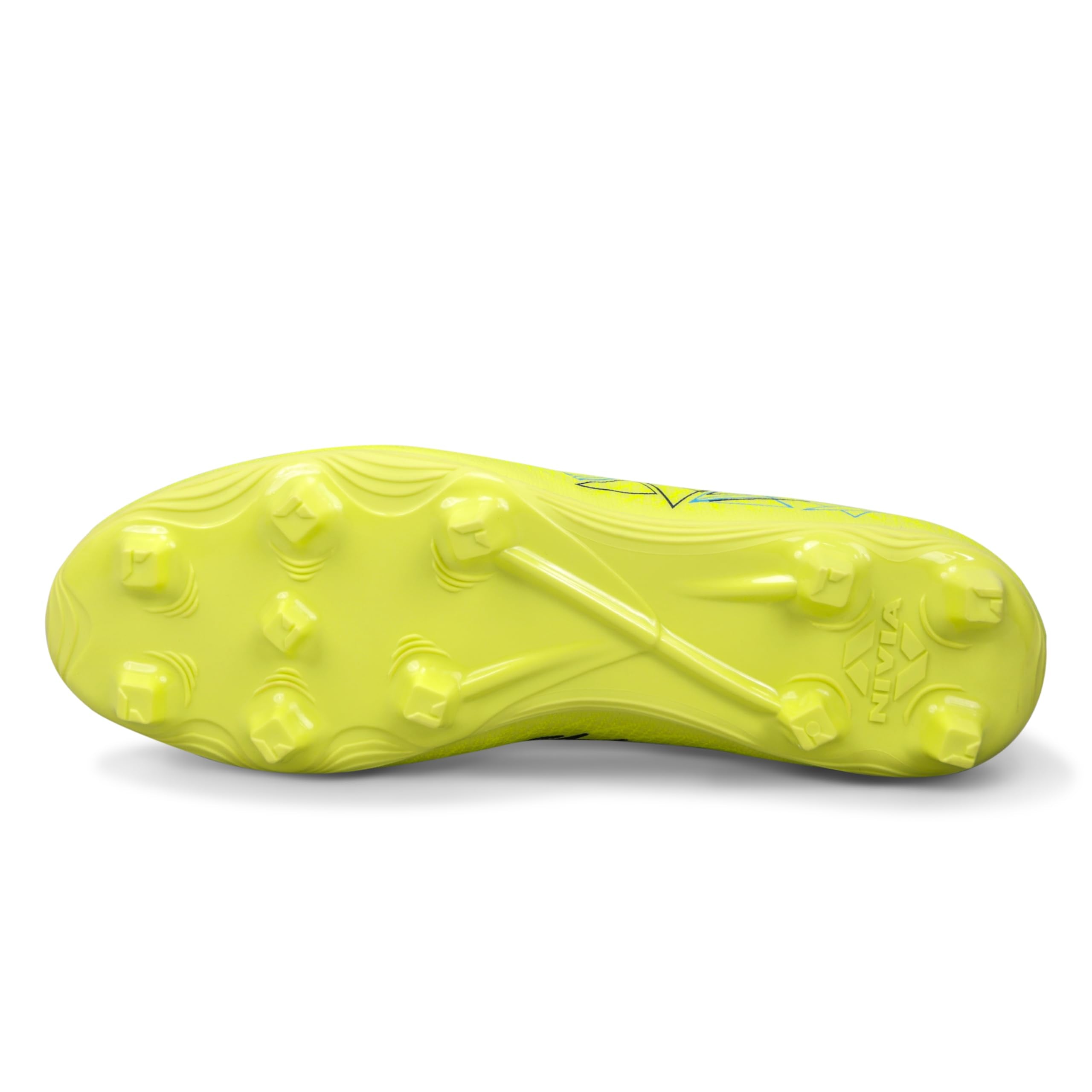Nivia Carbonite 7.0 Football Stud for Men, TPU Sole with Synthetic Leather Upper, Die Cut Lightweight Insole, Ideal for Soft and Hard Grassy Ground Surfaces