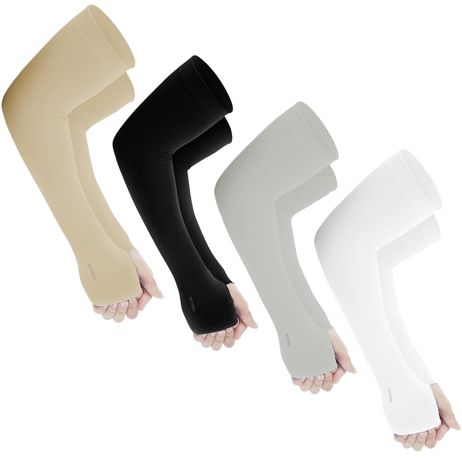 Yuneek Arm Sleeves For Men & Women UV Sun Protection, UPF 50 Cool Arm Hand Cover Unisex For Bike ride,Golf,cricket,cycling,yoga,gym Sports