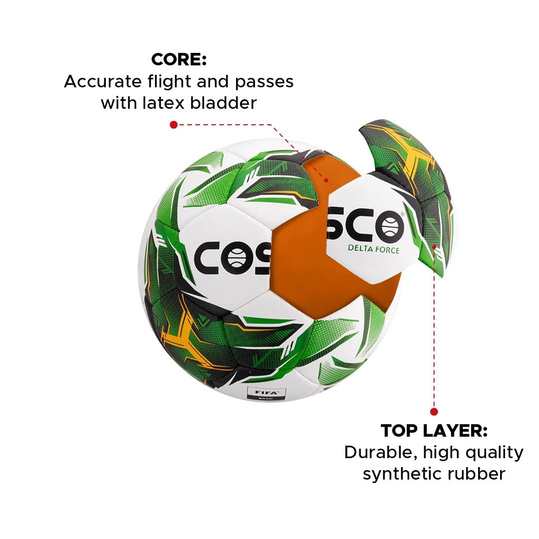 Hand-Sewn Synthetic Football Size 5 – Ideal for School & Outdoor Play