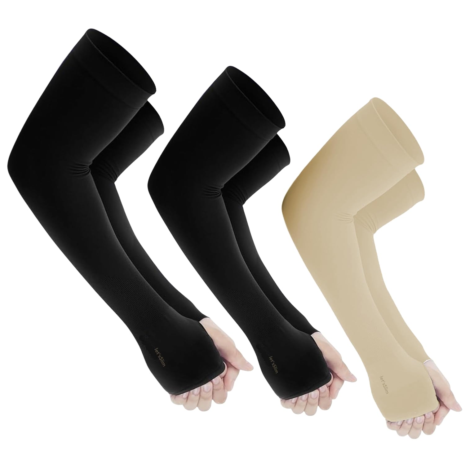 Yuneek Arm Sleeves For Men & Women UV Sun Protection, UPF 50 Cool Arm Hand Cover Unisex For Bike ride,Golf,cricket,cycling,yoga,gym Sports
