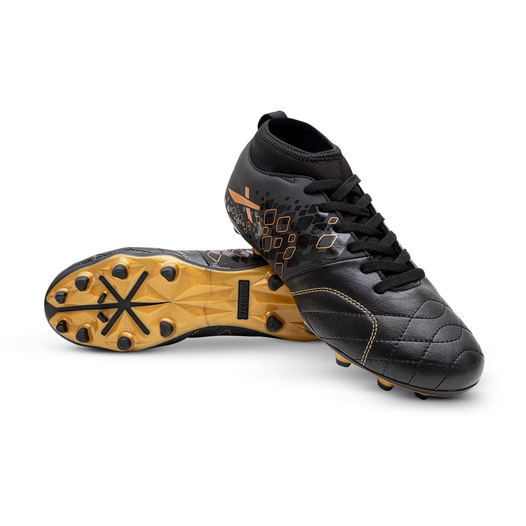 Vector X Men's Blaze Series Football Shoes with TPU/Synthetic Leather Upper|Comfortable Soccer Sports Shoe |Footwear Studs for Adult, Men & Boys | Walking |Lace-Up