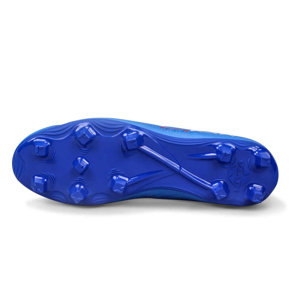 Nivia Carbonite 7.0 Football Stud for Men, TPU Sole with Synthetic Leather Upper, Die Cut Lightweight Insole, Ideal for Soft and Hard Grassy Ground Surfaces