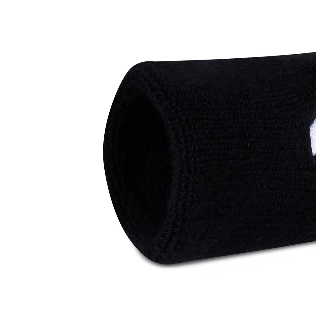 Nivia Sweatband for Men & Women, Wristbands for Tennis, Basketball, Running, Sweat Band for Gym & Athletes (Small, White),Cotton