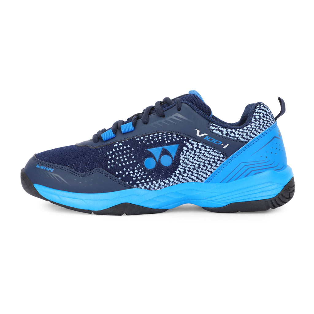 YONEX Unisex V100-i Badminton Shoes | Made in India | Ideal for Badminton,Squash,Table Tennis,Volleyball | Non-Marking Sole | TRU Cushion | Ergo Shape | Hexagrip |