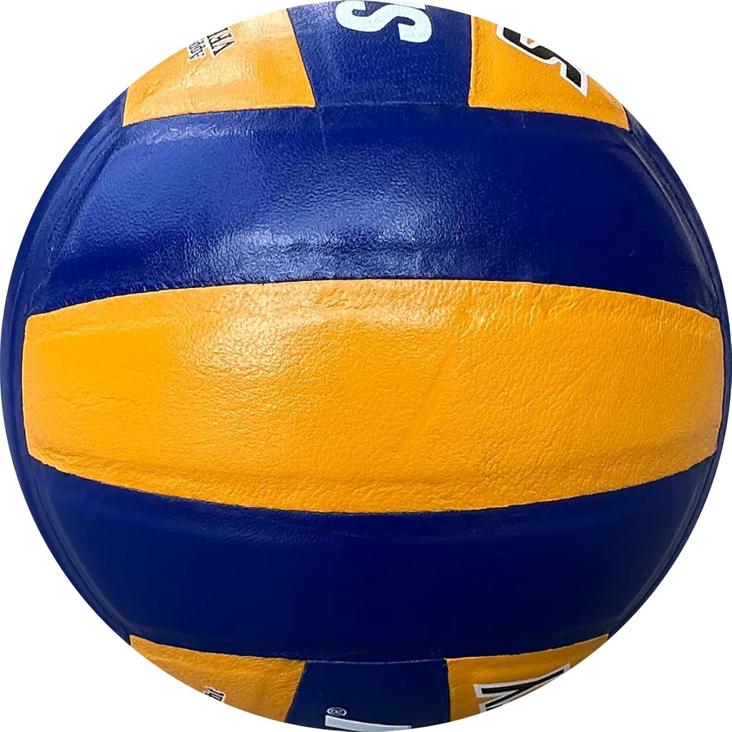 Spartan Shoot Volley Official Match Ball, Genuine Leather, 18 Panel Construction, VFI & SAI Approved