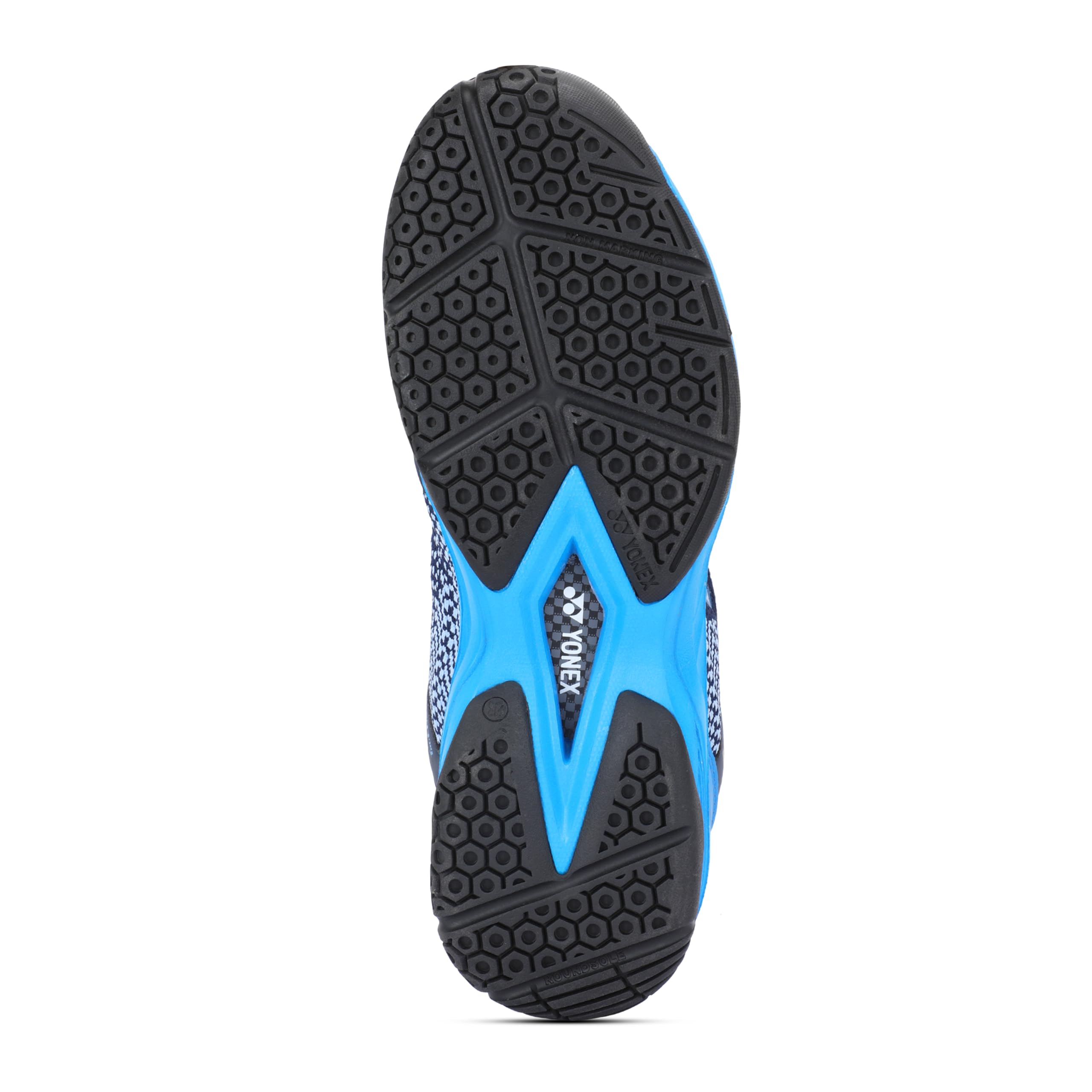 YONEX Unisex V100-i Badminton Shoes | Made in India | Ideal for Badminton,Squash,Table Tennis,Volleyball | Non-Marking Sole | TRU Cushion | Ergo Shape | Hexagrip |