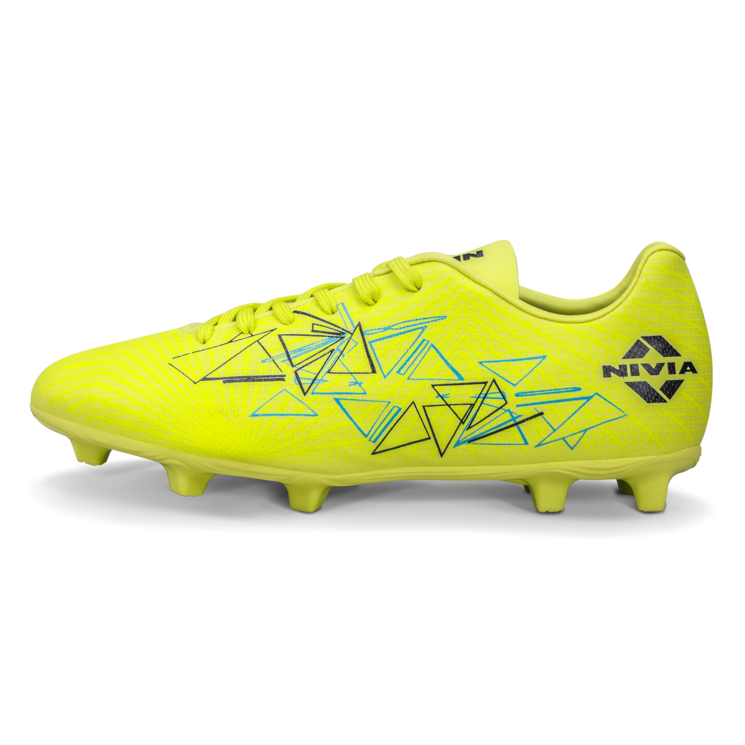 Nivia Carbonite 7.0 Football Stud for Men, TPU Sole with Synthetic Leather Upper, Die Cut Lightweight Insole, Ideal for Soft and Hard Grassy Ground Surfaces