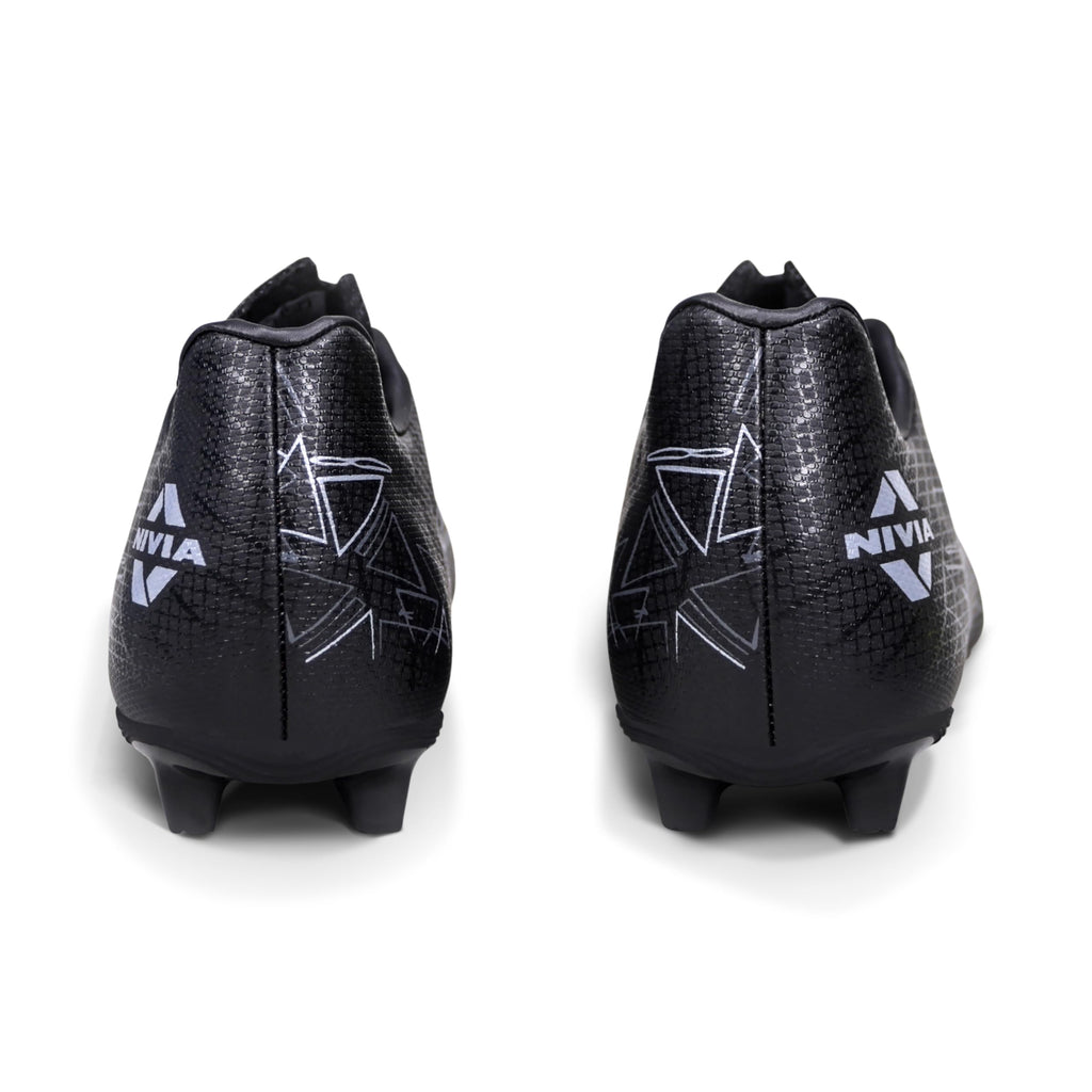 Nivia Carbonite 7.0 Football Stud for Men, TPU Sole with Synthetic Leather Upper, Die Cut Lightweight Insole, Ideal for Soft and Hard Grassy Ground Surfaces