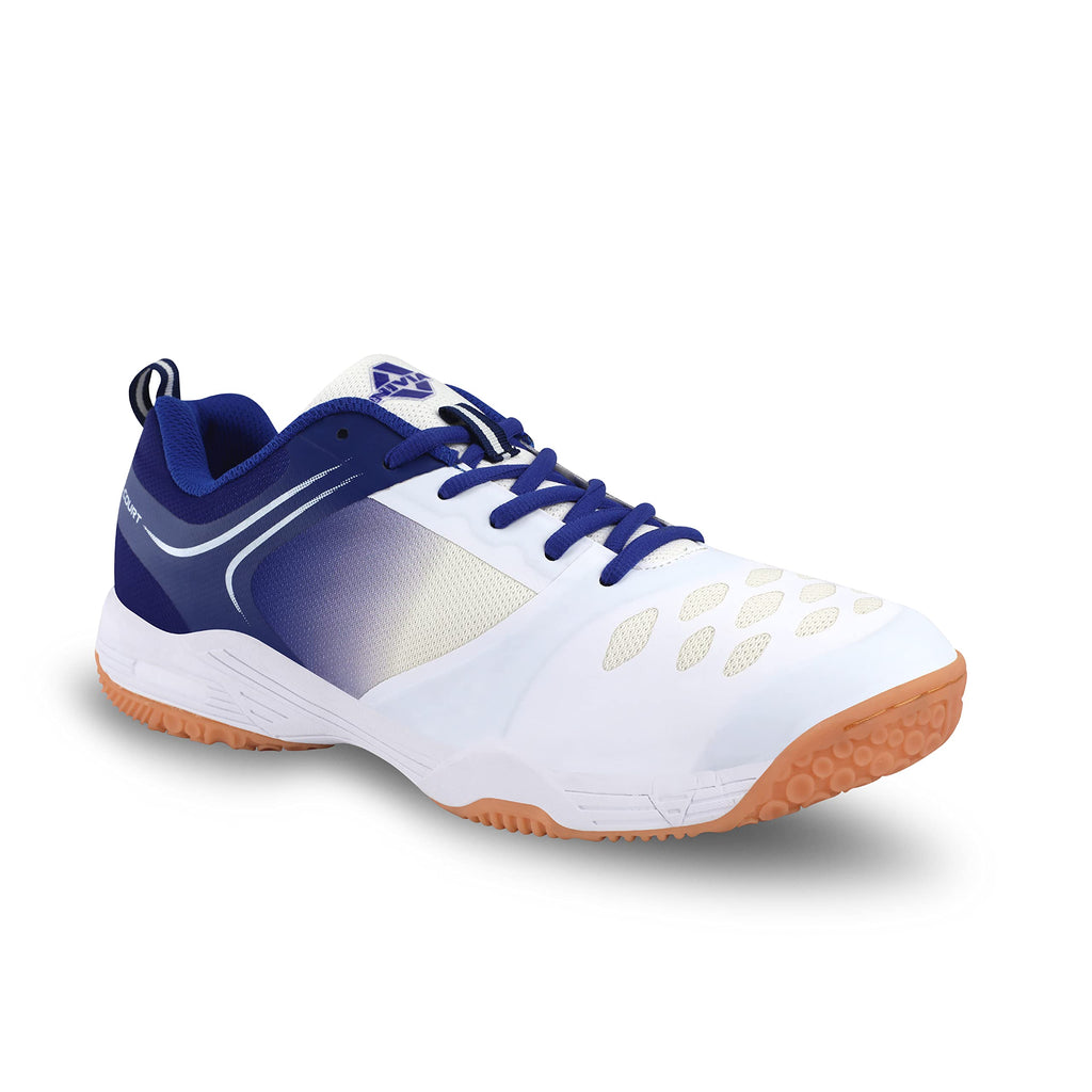 Nivia HY-Court 2.0 Badminton Shoe for Mens | Rubber Sole Shoes with Upper Mesh for Sports, Badminton, Volleyball, Squash, Table Tennis, Nonmarking Sole