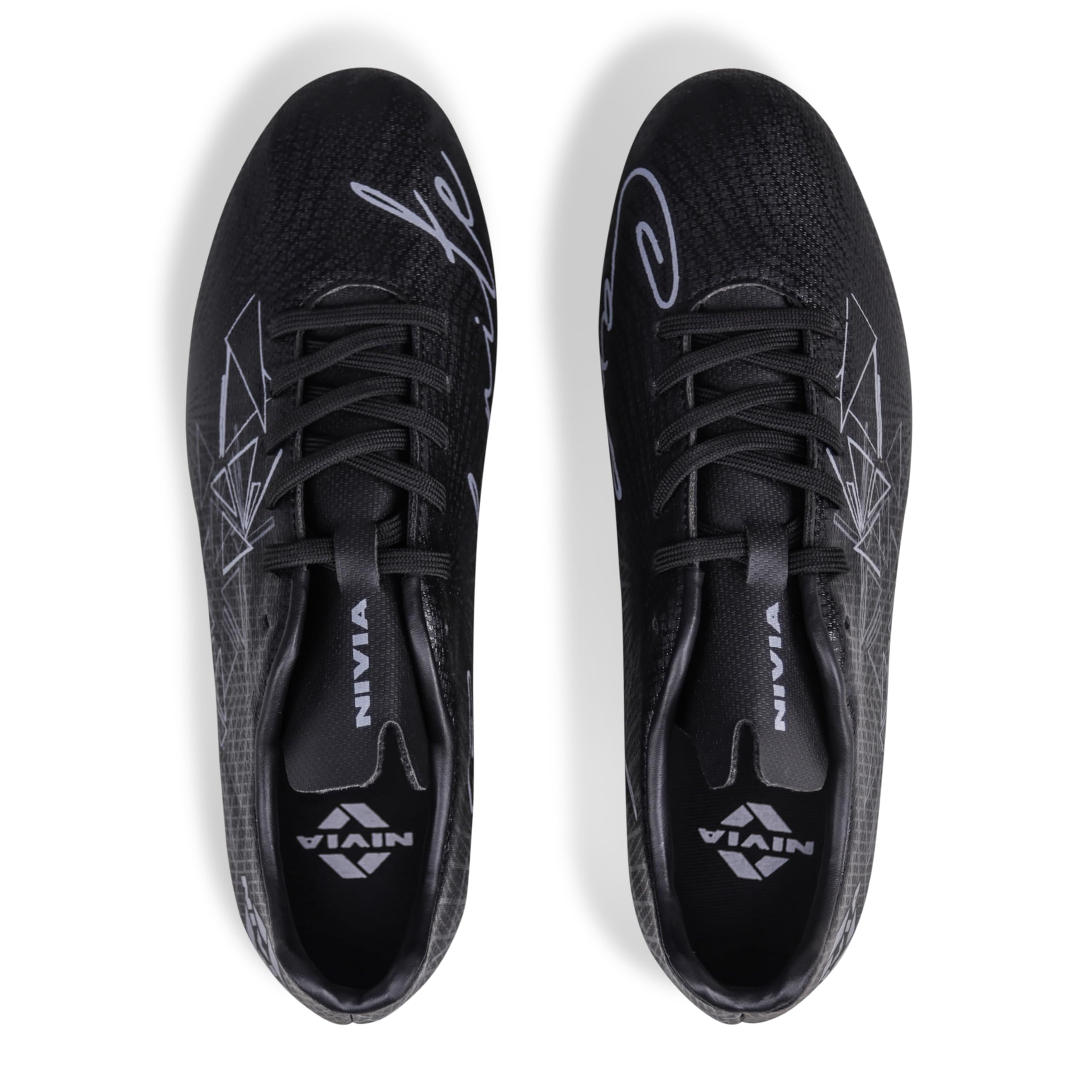 Nivia Carbonite 7.0 Football Stud for Men, TPU Sole with Synthetic Leather Upper, Die Cut Lightweight Insole, Ideal for Soft and Hard Grassy Ground Surfaces