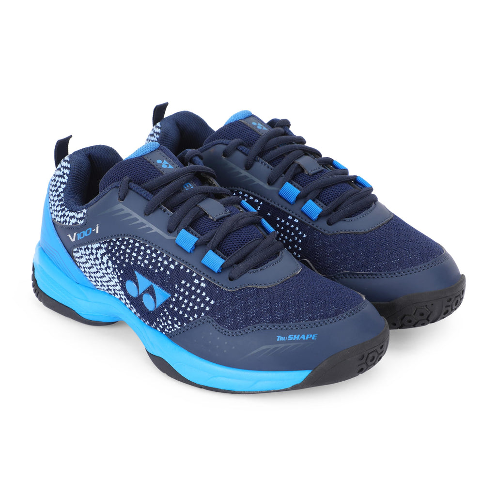YONEX Unisex V100-i Badminton Shoes | Made in India | Ideal for Badminton,Squash,Table Tennis,Volleyball | Non-Marking Sole | TRU Cushion | Ergo Shape | Hexagrip |