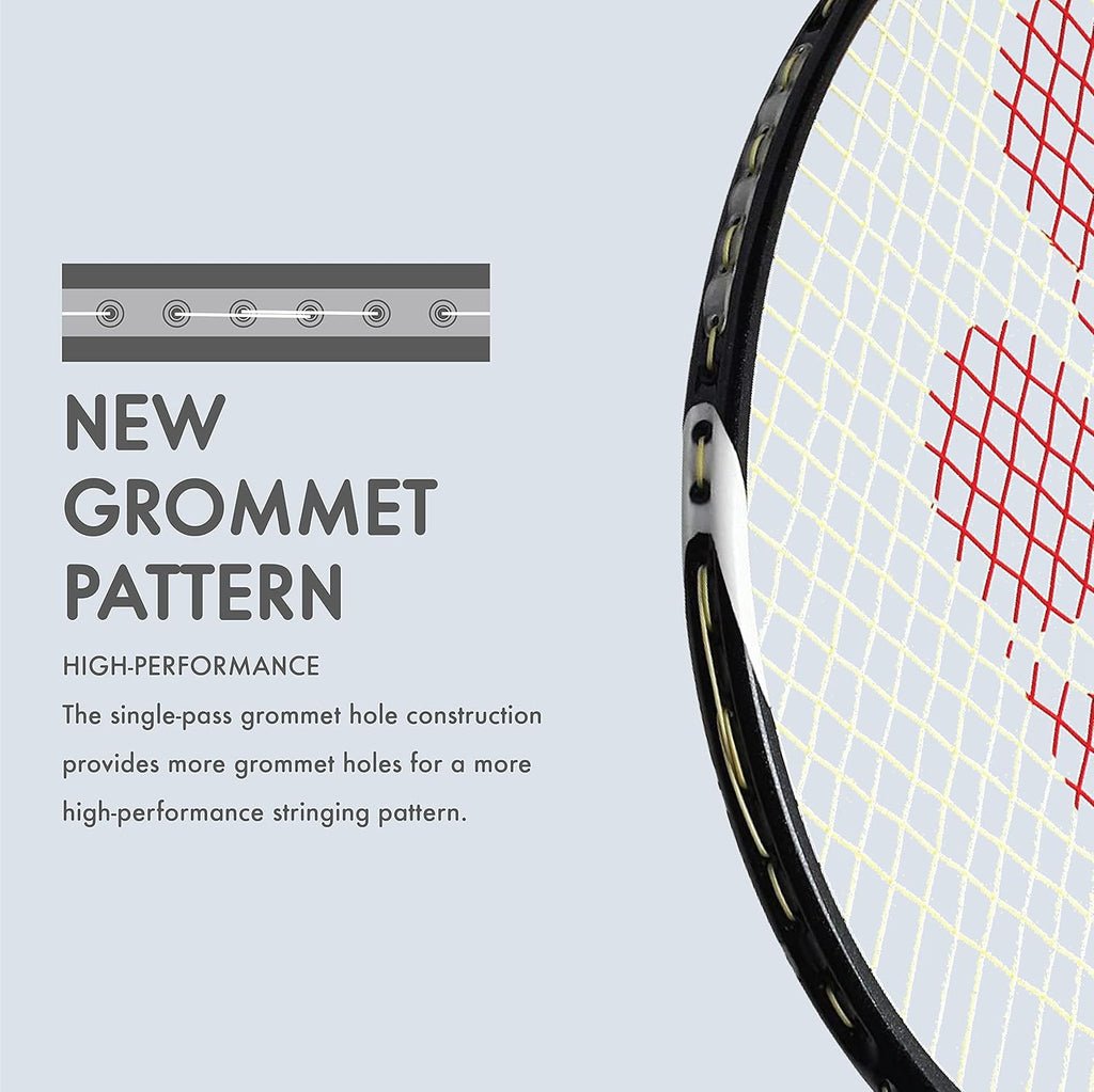 YONEX Muscle Power 29 Carbon Graphite Strung Badminton Racquet ( Black/White , G4 , 85-92 grams , 24 pounds )