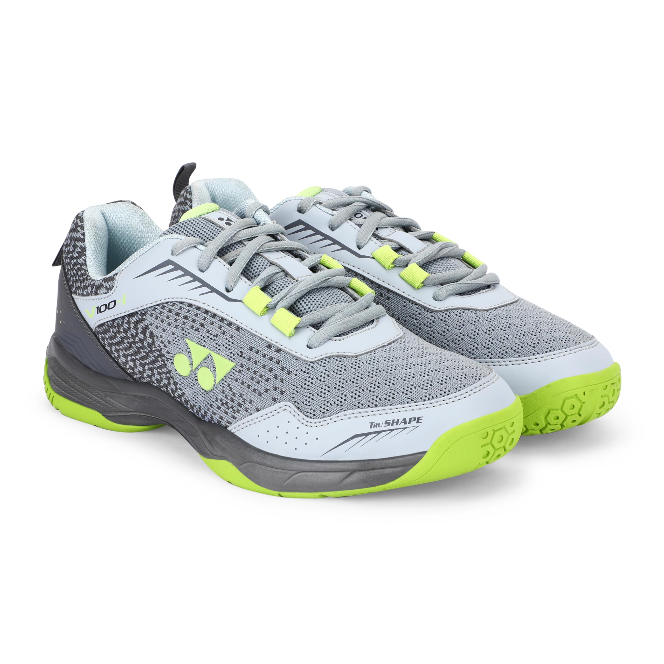 YONEX Unisex V100-i Badminton Shoes | Made in India | Ideal for Badminton,Squash,Table Tennis,Volleyball | Non-Marking Sole | TRU Cushion | Ergo Shape | Hexagrip |