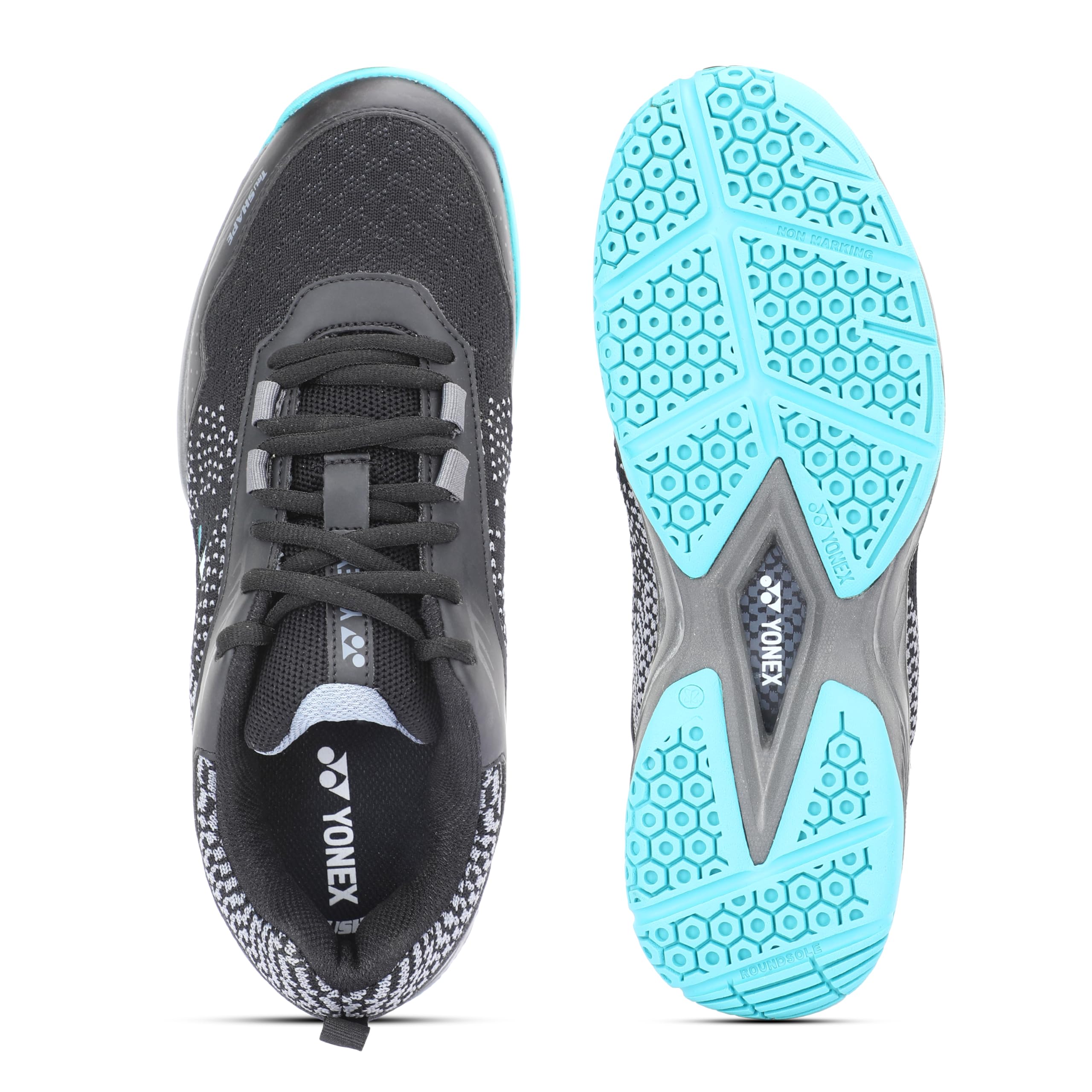 YONEX Unisex V100-i Badminton Shoes | Made in India | Ideal for Badminton,Squash,Table Tennis,Volleyball | Non-Marking Sole | TRU Cushion | Ergo Shape | Hexagrip |