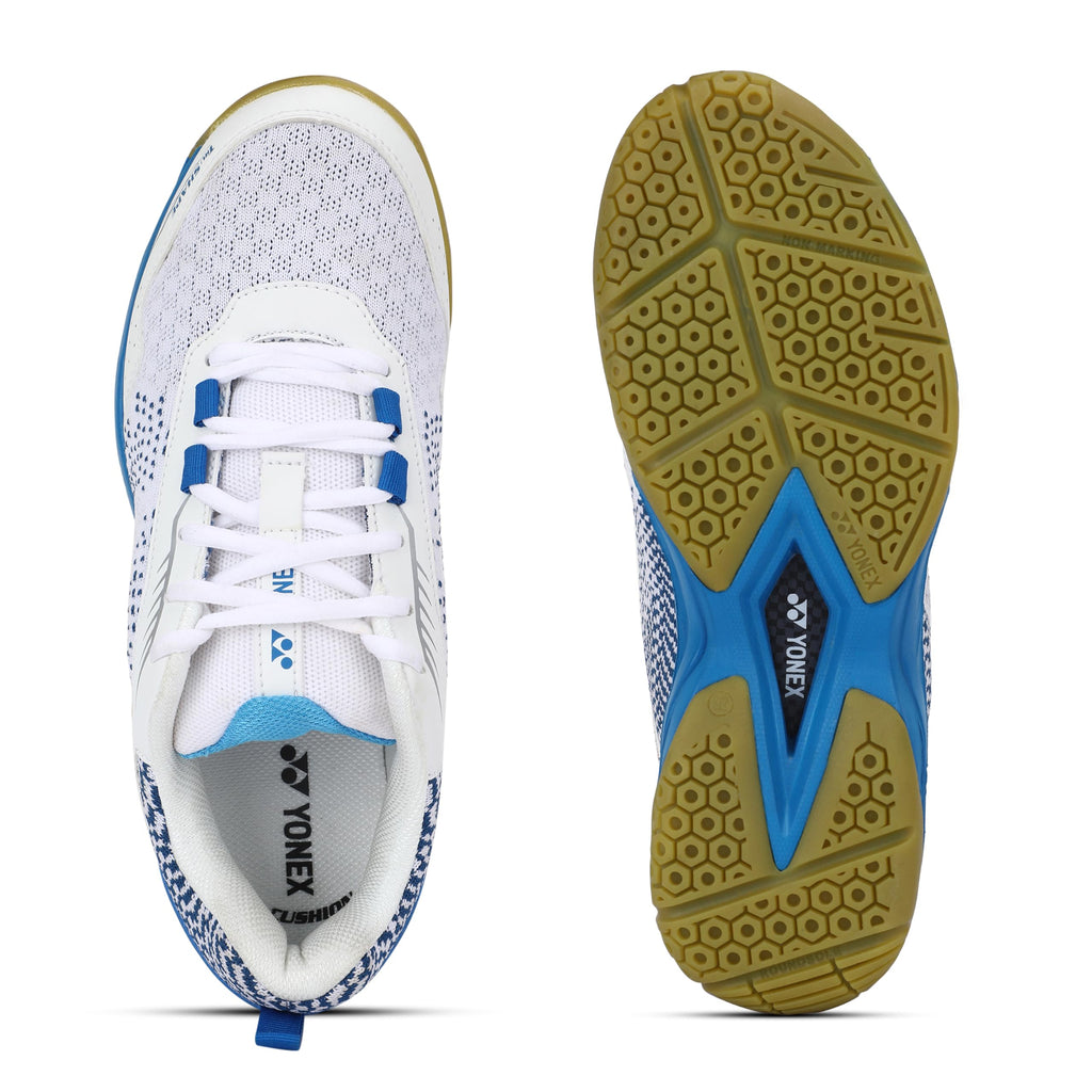 YONEX Unisex V100-i Badminton Shoes | Made in India | Ideal for Badminton,Squash,Table Tennis,Volleyball | Non-Marking Sole | TRU Cushion | Ergo Shape | Hexagrip |