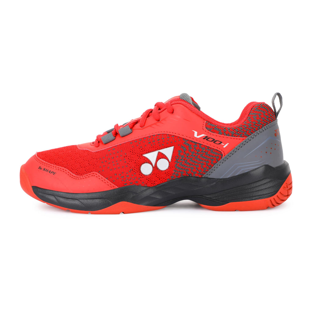 YONEX Unisex V100-i Badminton Shoes | Made in India | Ideal for Badminton,Squash,Table Tennis,Volleyball | Non-Marking Sole | TRU Cushion | Ergo Shape | Hexagrip |