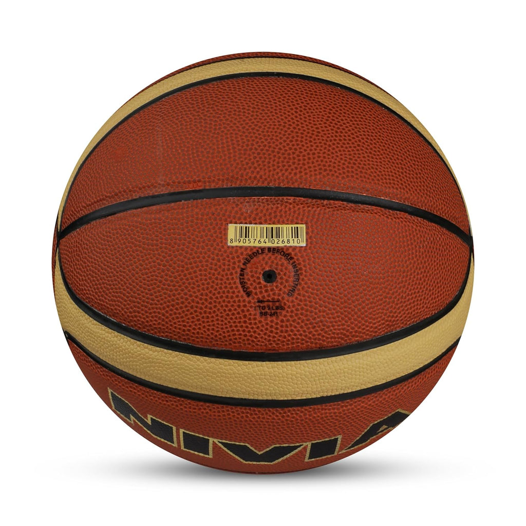 Nivia Pro Touch Basketball, Size: 7, Material: Faux Leather, Color: Multicolor