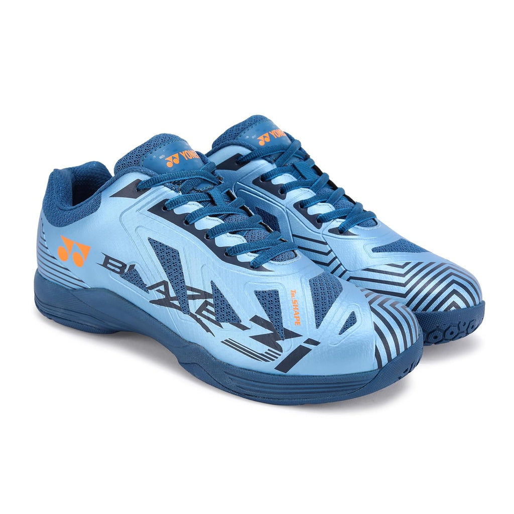 YONEX Blaze 3I Badminton Shoes | Made in India | Ideal for Badminton,Squash,Table Tennis,Volleyball | Non-Marking Sole | TRU Cushion | Ergo Shape | Hexagrip